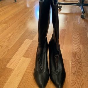Black Boots - Mid Calf Height